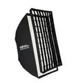 Produktbild: Walimex pro Essential Softbox 60x90cm, um 360° drehbar, einfacher Aufbau, inkl. Grid, Bowens Adapter und Transporttasche, ideal für Produkt- und Peoplefotografie