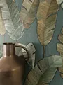 Produktbild: Newroom Tapete Petrol Vliestapete Dschungel - Mustertapete Modern Grün Braun Palmen Blätter Blumentapete Tropisch Dschungeltapete Regenwald inkl. Tapezier-Ratgeber