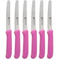 Produktbild: GRÄWE Tafel- Brötchenmesser / Frühstücksmesser Set pink