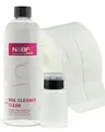 Produktbild: Nagelcleaner Spar Set 1000ml Cleaner IPA Pur Zelletten Tupfer Dispenser Schwarz