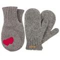 Produktbild: McRon Set Partnerhandschuh Valentina + Fäustlinge Valerie (one size, naturbraun)