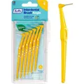 Produktbild: TePe Interdentalbürsten Angle Gelb, ISO-Größe 4, Ø 0,7 mm, für mittlere Zahnzwischenräume, 6 Stück