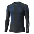 Produktbild: Held 3D-Skin Cool Top Shirt Langarm Schwarz/Blau M Motorrad Funktionswäsche