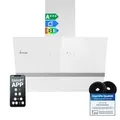 Produktbild: KKT KOLBE Dunstabzugshaube 60 cm | 782 cbm/h Umluft Abluft | Kopffrei | Wandhaube | Weiß Glas | Smart WiFi App WLAN | RGBW-LED-Beleuchtung | EASY6005WM