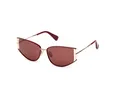 Produktbild: MaxMara MM0141 69S shiny bordeaux 58/17/135 Damen Sonnenbrillen