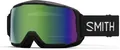Produktbild: SMITH Skibrille Snowboard brille GROM Schneebrille 2026 black/green sol-x mirror