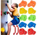 Produktbild: KRUZZEL Klettergriff Bouldern Kletterwand Klettersteine (Spar-Set, witterungsbeständig), UV-beständige Klettersteine, die weder verblassen noch spröde werden