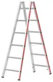 Produktbild: Hymer Sprossenstehleiter, beidseitig begehbar, 2x6 Sprossen- 402312