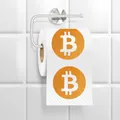 Produktbild: Lustiges Klopapier, Bitcoin Geschenke, Toilettenpapier lustig, Klopapier lustig bedruckt