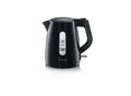 Produktbild: Wasserkocher Severin WK 3410, Volumen 1 l, Leistung 2200 W, beidseitige Wasserstandsanzeige, Dampfstopp-Automatik, herausnehmbarer Kalkfilter, schwarz