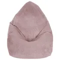Produktbild: DreamRoots Sitzsack Erwachsene Cord 80x80x120 cm, Silver Pink