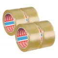 Produktbild: 4x Tesa Packband Klebeband Paketband Packfilm PP 66m x 50mm transparent 4195