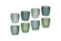 Produktbild: Levandeo® Teelichthalter, 8er Set Windlicht H7,5cm Glas Grün Teelichthalter Tischdeko Kerzen
