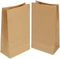 Produktbild: 50 Stück Papiertüten Groß 30.5×20×12.5cmPapiertüten BraunPapiertüten für Brot...