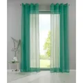 Produktbild: Gardinenbox Gardine (2 St), Ösen, transparent, Voile, 2er Set Transparent »Basel« Bleiband Store 20332TR2 140 cm x 225 cm