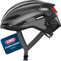 Produktbild: ABUS Rennradhelm StormChaser - Leichter und komfortabler Fahrradhelm für professionellen Radsport für Damen und Herren - Titan (gräulich), Größe L