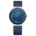Produktbild: Bering Damen Uhr Armbanduhr Slim Ceramic - 11435-607 Leder