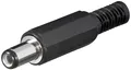 Produktbild: Goobay DC-Stecker mit Knickschutz - Bohrung 2,1 mm x 5,5 mm