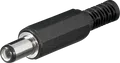 Produktbild: GOOBAY 11114 - Hohlstecker mit Knickschutz Ø außen: 5,5 mm, Ø innen 2,1 mm