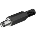 Produktbild: DC-Spannungsversorgungsstecker ø2,1x5,5mm mit Knickschutz