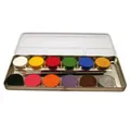 Produktbild: Eulenspiegel Kostüm-Perücke 212004 12 Farben Metall Palette
