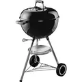 Produktbild: Weber Holzkohle-Kugelgrill Classic Kettle Ø 47 cm Schwarz