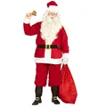 Produktbild: WEIHNACHTSMANN Jacke Hose Gürtel Hut Kostüm M/L Weihnachtsmannkostüm Verkleidung
