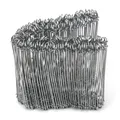 Produktbild: 200x Drilldraht galvanisiert Ösendraht Rödeldraht Bindedraht Drahtsackverschluss