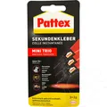 Produktbild: Pattex Sekundenkleber MINI TRIO, 3 Tuben 1 g