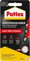 Produktbild: Pattex Sekundenkleber Flüssig Mini Trio Superkleber in 3x 1g Tuben, farblos