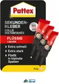 Produktbild: Pattex Sekundenkleber Flüssig Mini Trio, 3 x 1g Tube, extra stark /#87005300