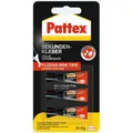 Produktbild: Pattex Sekundenkleber Mini Trio 3 x 1g lösemittelfrei Kleber universell PSMT3
