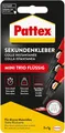 Produktbild: Pattex Sekundenkleber Flüssig Mini Trio Spülmaschinenfester 3 x 1g Mehrfarbig