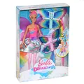 Produktbild: Mattel Barbie FRB08 Dreamtopia Regenbogen-Königreich Magische Flügel-Fee Puppe (blond)