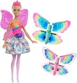 Produktbild: Barbie FRB08 Dreamtopia Regenbogen-Königreich Magische Flügel-Fee Puppe (blond)