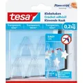 Produktbild: Tesa Klebehaken für transparente Oberflächen und Glas (max. 200 g)