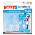 Produktbild: Klebehaken für transparente Oberflächen und Glas 0,2 kg - Durchsichtige, selb...