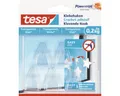 Produktbild: tesa Klebehaken für Glas transparent 0,2 kg Belastung 5 Stk.