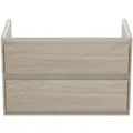 Produktbild: Ideal Standard Connect Air Waschtischunterschrank E0819UK, Pinie hell Dekor/braun matt, 2 Auszüge