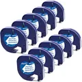 Produktbild: 10 Packung MarkField Kompatibel Etikettenband als Ersatz mit Dymo Letratag Kunststoff Schriftband 91221 für LT-100H LT-100T Schwarz auf Weiß 12mm x 4m, (Kompatibel mit Dymo Letratag Plastic White)