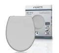 Produktbild: Schütte WC-Sitz - Toilettendeckel Grau | Klodeckel mit Absenkautomatik 82302