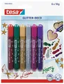 Produktbild: tesa Glitter-Deco Glitzerstift, Standard, 6-er Packung