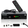 Produktbild: PremiumX Kabel Receiver DVB-C FTA 530C Digital FullHD TV Auto Installation USB Mediaplayer SCART HDMI Kabelfernsehen für jeden Kabel-Anbieter