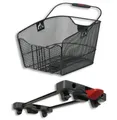Produktbild: KLICKfix Hinterradkorb City-Max Racktime schwarz 23x22,5x36 cm