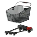 Produktbild: KLICKfix 0319R Hinterradkorb City-Max für Rackt 23x22,5x36 cm engmaschig, schwar