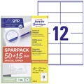 Produktbild: Avery-Zweckform 6175-65 Universal-Etiketten 105 x 48 mm Papier Weiß 65 Blatt ...