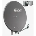 Produktbild: Fuba DAL 804 A Sat Anlage Antenne Schüssel Spiegel Alu Anthrazit DEK 417 Quad LNB 4 Teilnehmer (HDTV-, 4K, 3D-kompatibel)