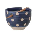 Produktbild: Bloomingville Suppenschüssel Masami Schale, mit Essstäbchen Steingut Blau 13 x 10 cm