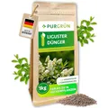 Produktbild: Purgrün® Liguster-Dünger 1 kg – Extra Magnesium für sattgrüne Blätter – Erhöhte Widerstandskraft dank Kalium – Schnelles Wachstum für eine dichte Hecke – Heckendünger für ca. 30 Heckenpflanzen