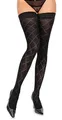 Produktbild: GLAMORY Venus 50 halterlose Strümpfe-schwarz-2XL-52-54